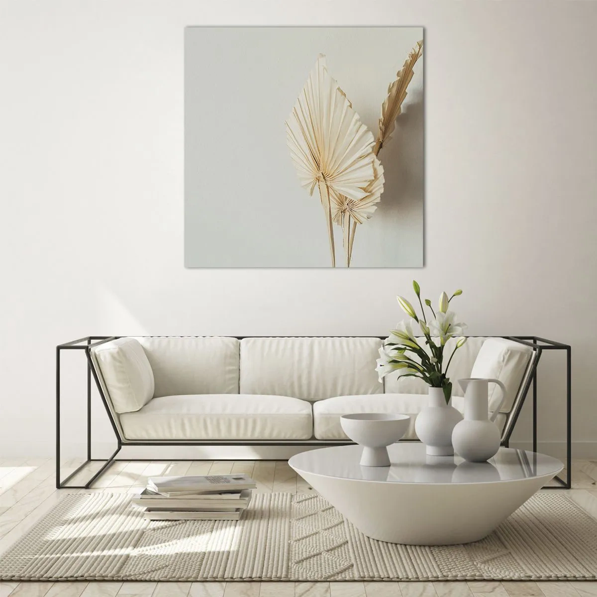 Obraz na skle - Když potřebuješ útěchu - 70x70 cm