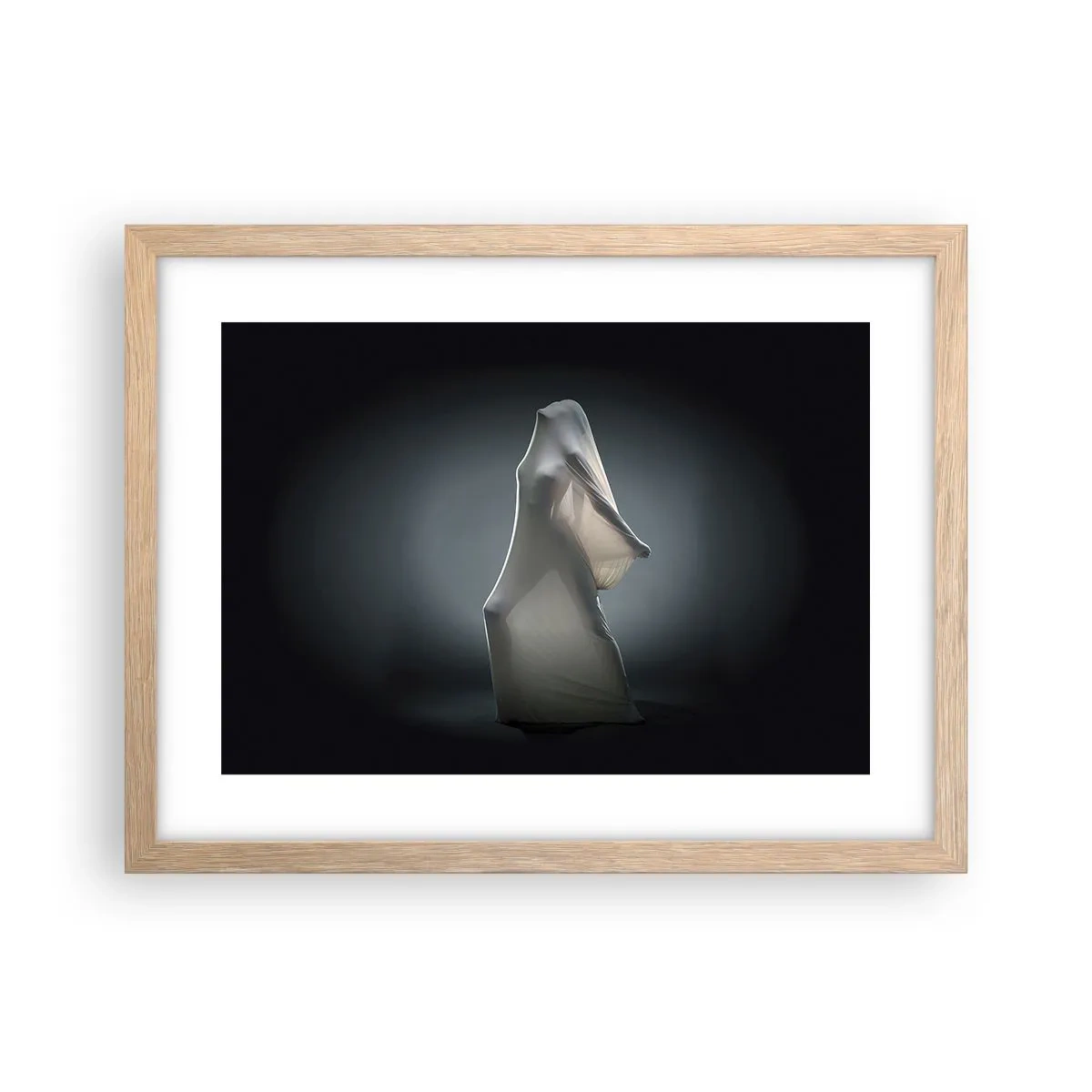 Plakát v rámu světlý dub - Skryté touhy - 40x30 cm