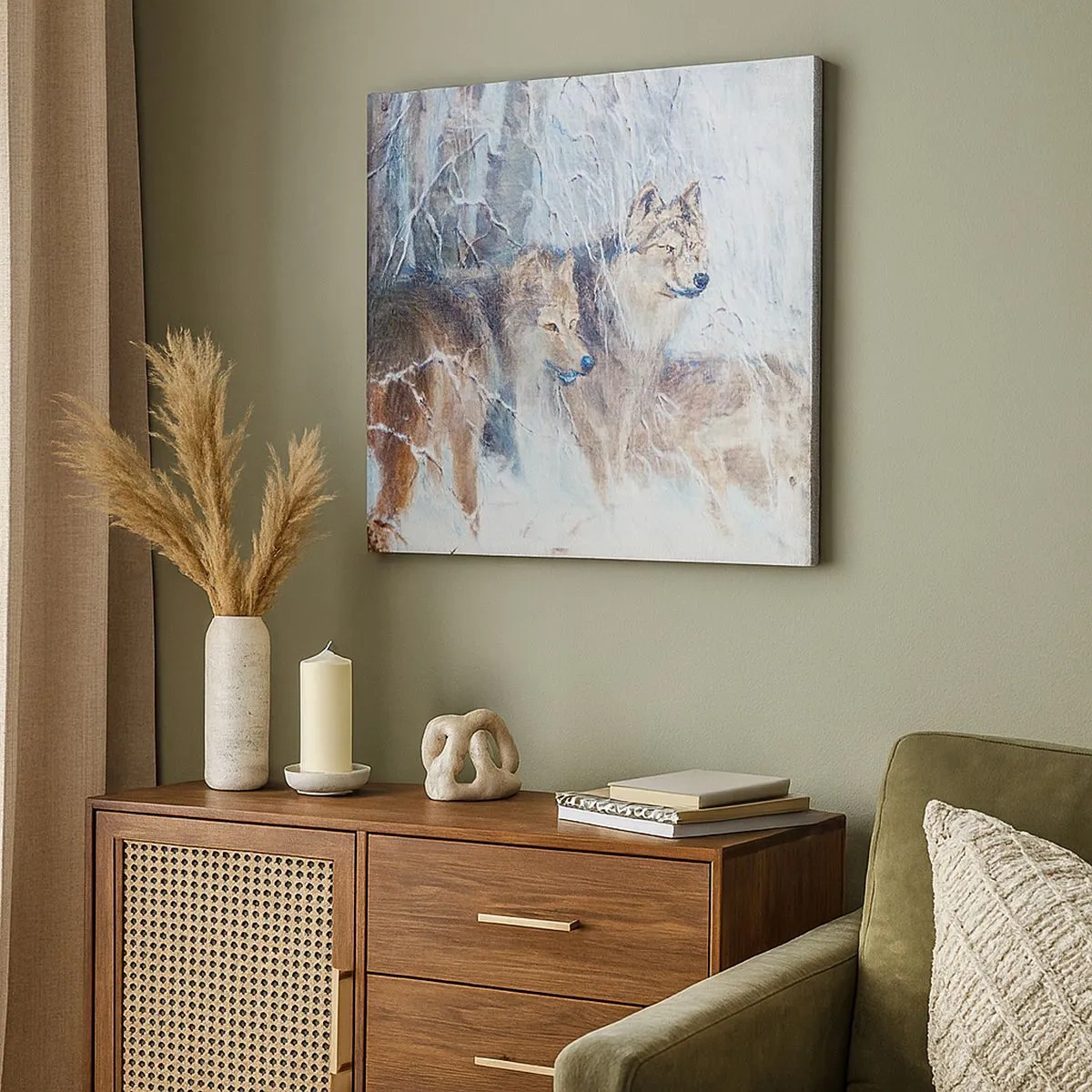 Obraz na plátně - Pozor! Přichází… - 30x30 cm