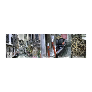 Vzor Fototapety Samolepicí Deluxe Sticker - Od staletí v tichém zamyšlení - Benátky, Město, Architektura - 100x30 cm