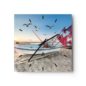 Nástěnné hodiny - Zasloužená přestávka - 30x30 cm