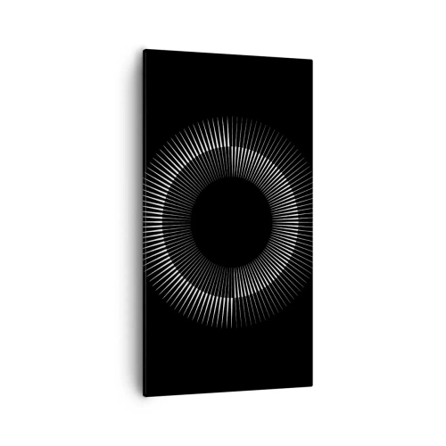 Obraz na plátně - Černé slunce - 55x100 cm