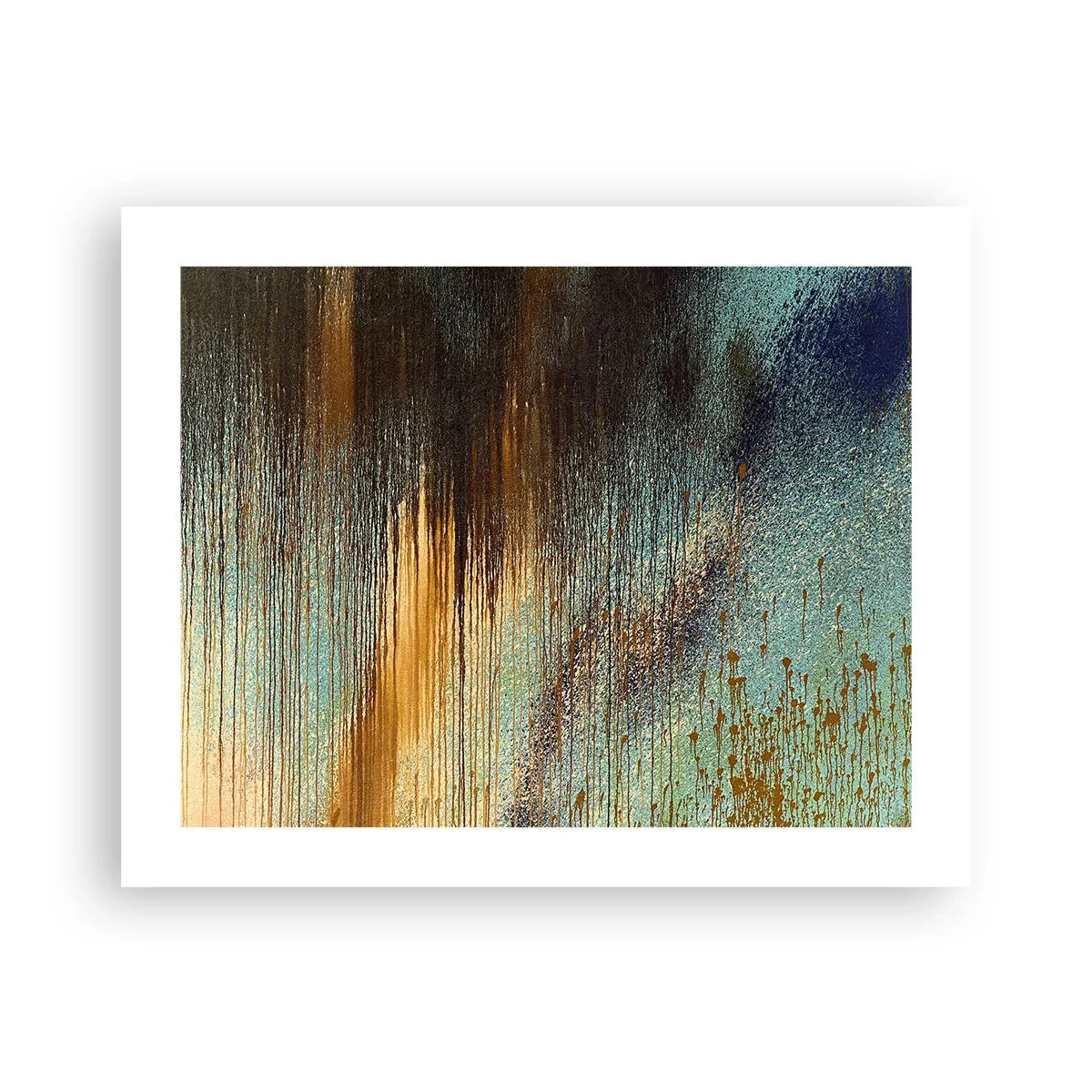 Plakát - Nenáhodná barevná kompozice - 50x40 cm