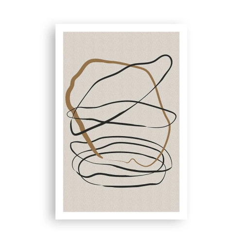 Plakát - Kompozice – tanec ve smyčce - 61x91 cm