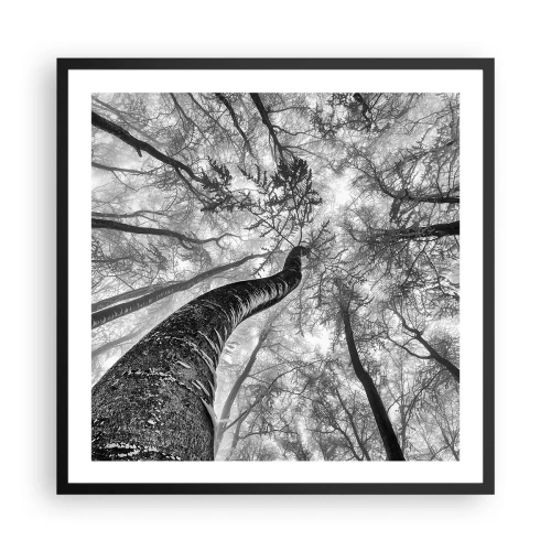 Plakát v černém rámu - Závod ke světlu - 60x60 cm