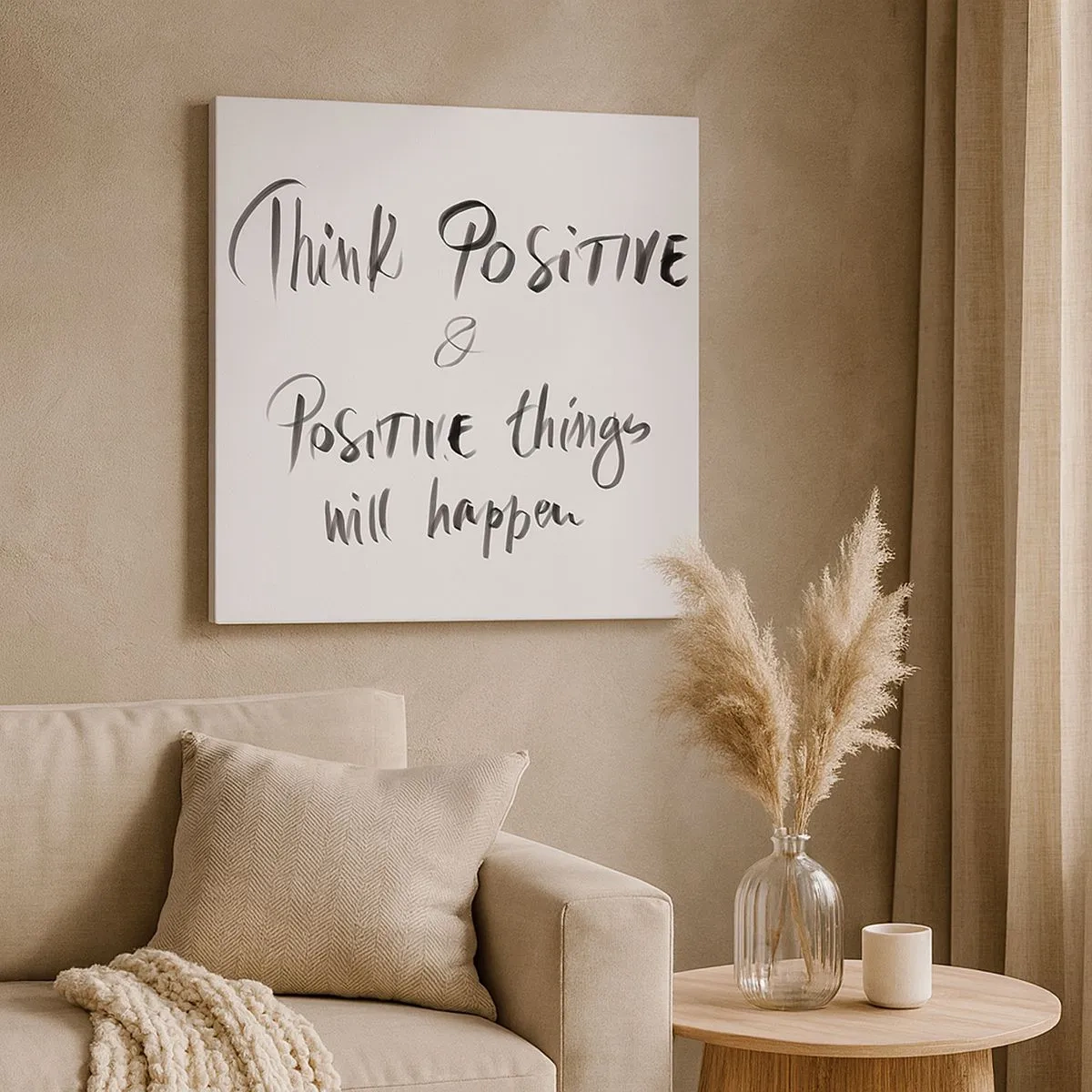 Obraz na plátně - Jak žít? - 30x30 cm