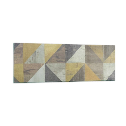 Obraz na skle - V úhlu trojúhelníku - 90x30 cm