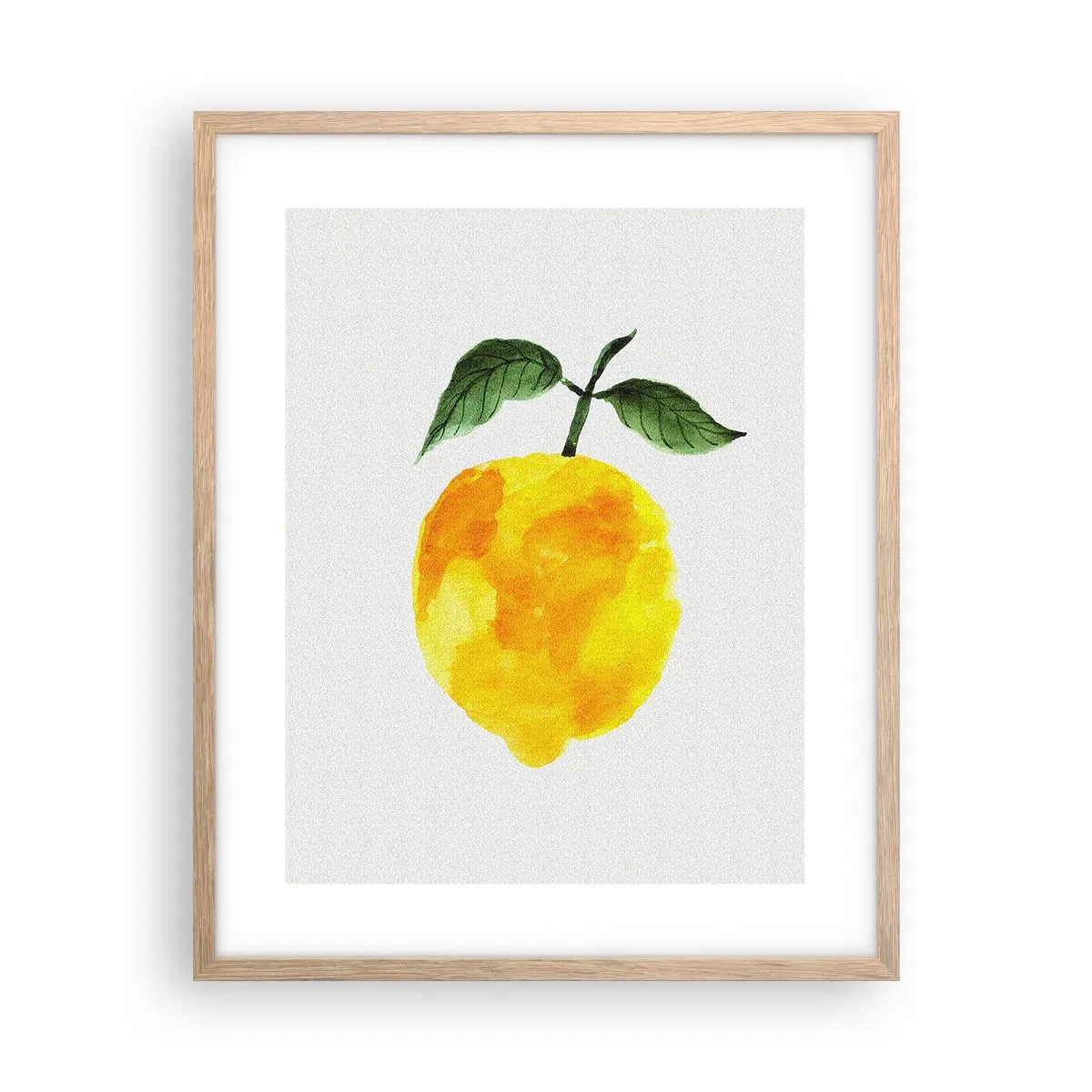 Plakát v rámu světlý dub - Jak poznat chuť slunce - 40x50 cm