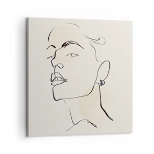 Obraz na plátně - Hrdý pohled - 50x50 cm