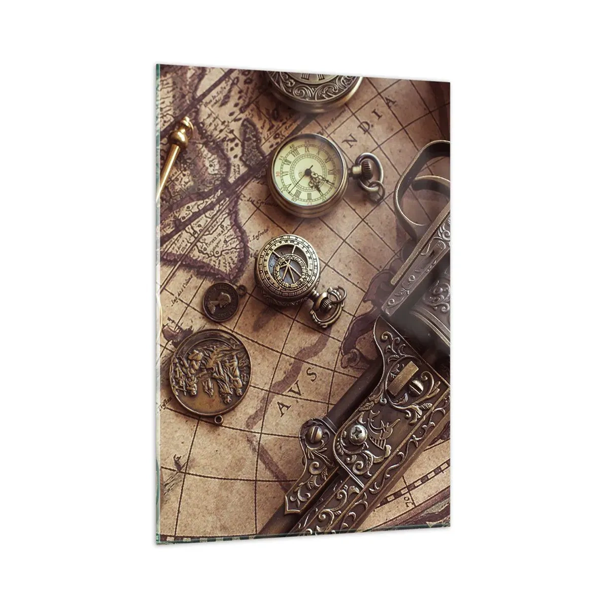 Obraz na skle - Dobrodružství volá - 80x120 cm