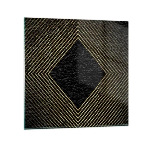 Obraz na skle - Geometrie ve stylu glamour - 40x40 cm