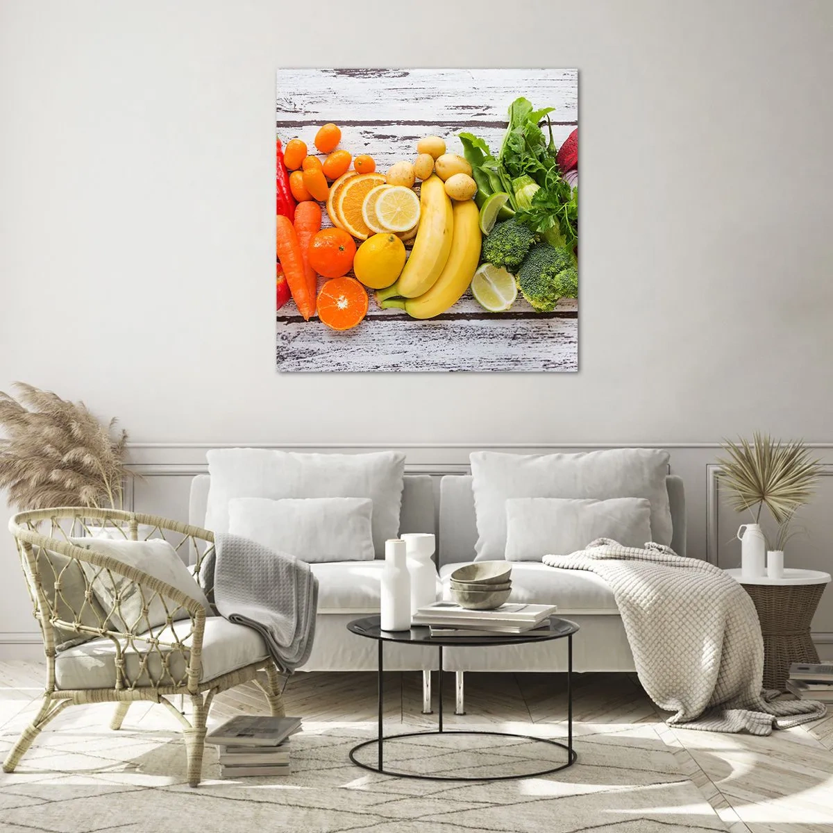 Obraz na skle - To nestačí? - 40x40 cm