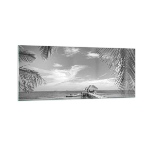 Obraz na skle - Vzpomínka nebo sen? - 100x40 cm