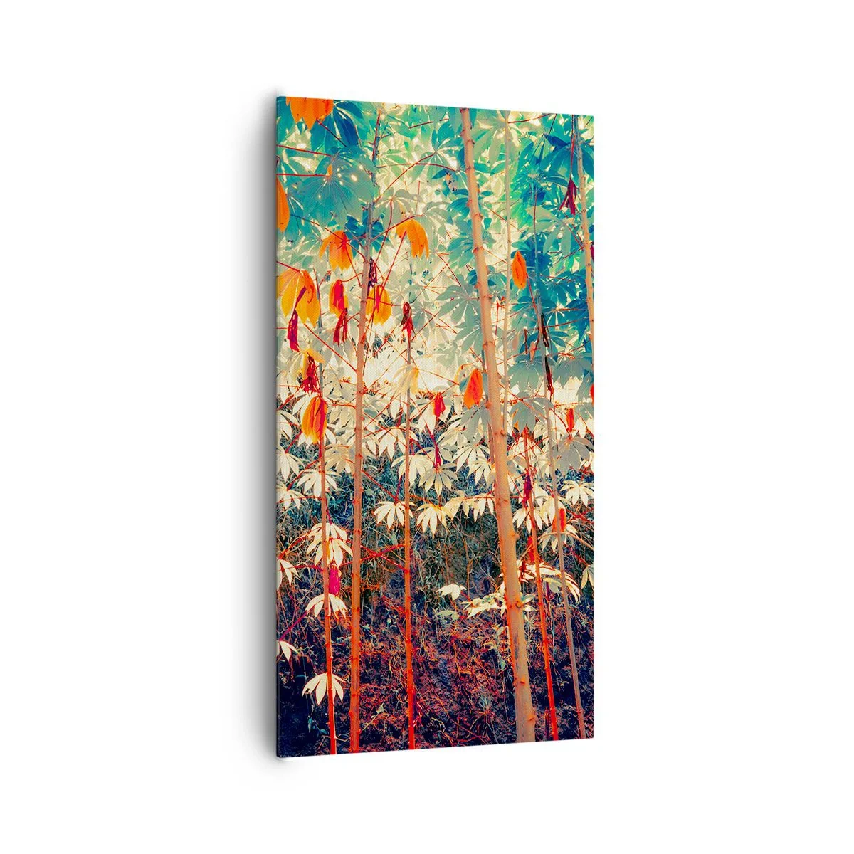 Obraz na plátně - Tajný život listů - 65x120 cm