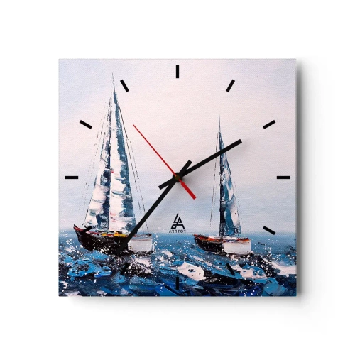 Nástěnné hodiny - Bratrství větru - 30x30 cm