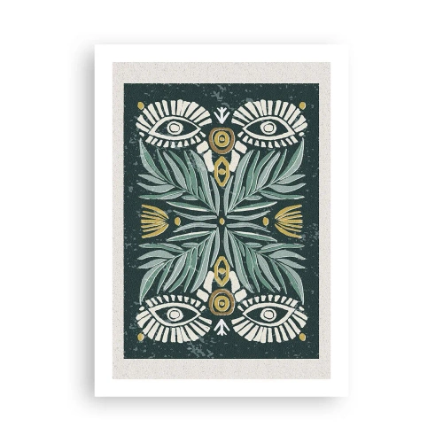 Plakát - Jako lidová vystřihovánka - 50x70 cm