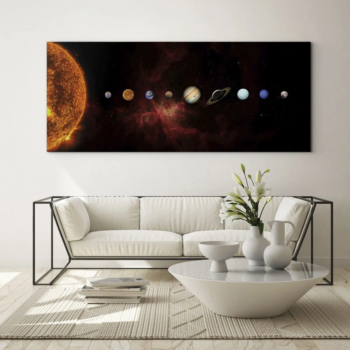 Obraz na skle - Naše čtvrť - 100x40 cm