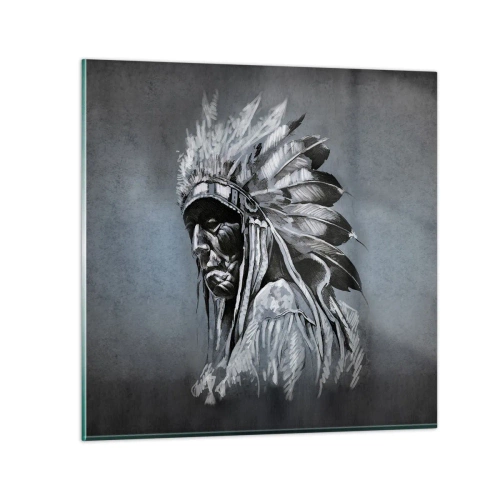 Obraz na skle - Návrat k základům - 50x50 cm