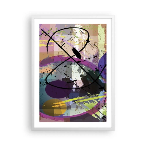 Plakát v bílém rámu - Lze přímo nebo kolem - 50x70 cm