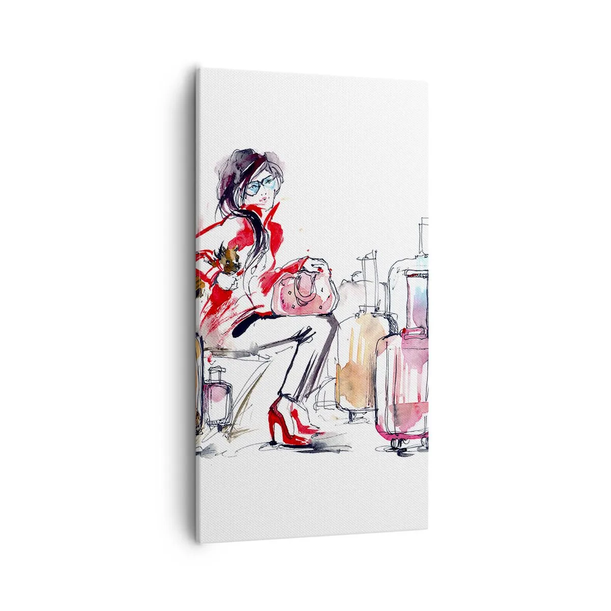 Obraz na plátně - Posaďme se před cestou - 55x100 cm