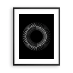 Plakát v černém rámu - Černé slunce - 40x50 cm