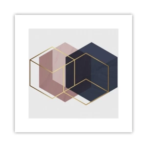 Plakát - Síla jednoduchosti - 30x30 cm