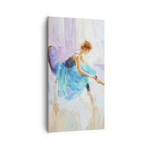Obraz na plátně - Nevyslovený vděk, jemné kouzlo - 55x100 cm