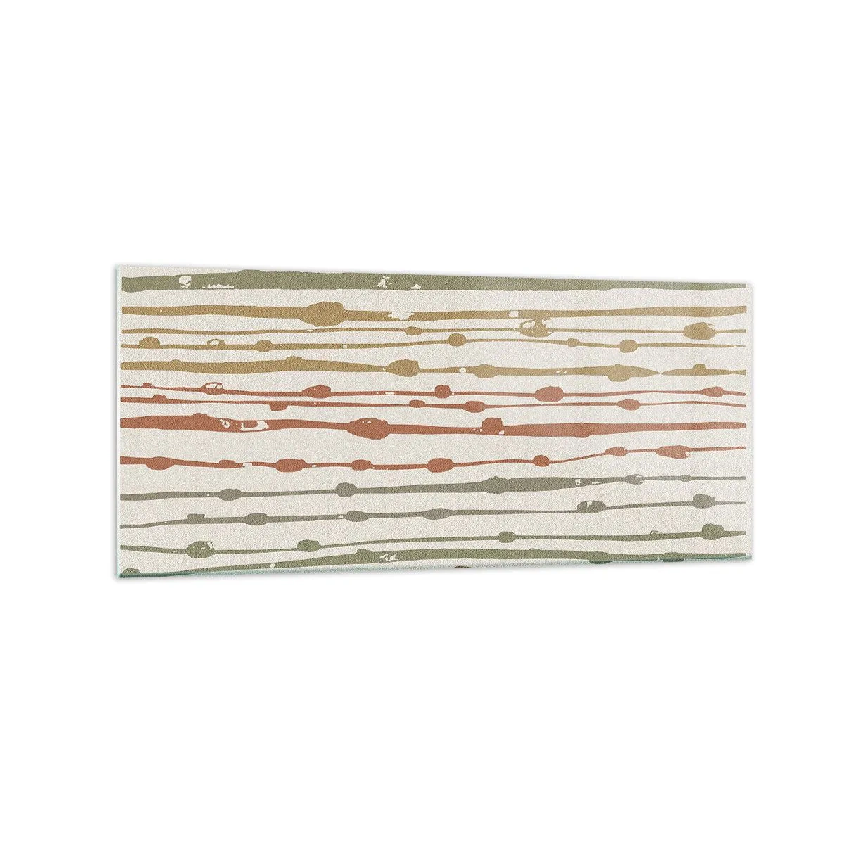 Obraz na skle - Hudební záznam barev - 120x50 cm