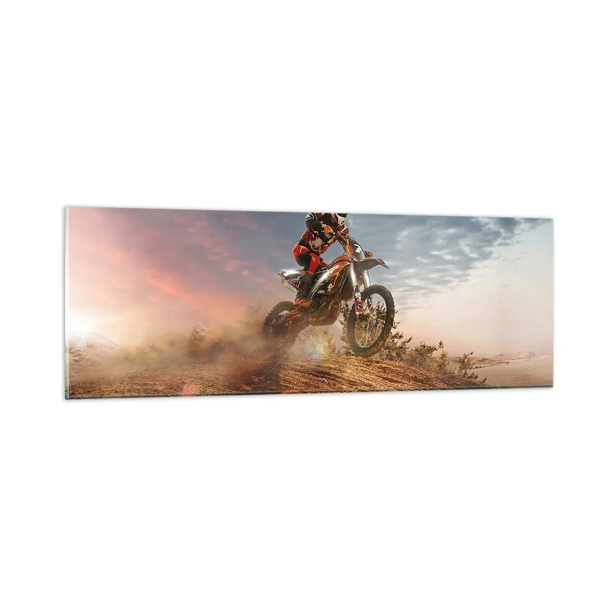 Obraz na skle - Pro vítězství - 90x30 cm