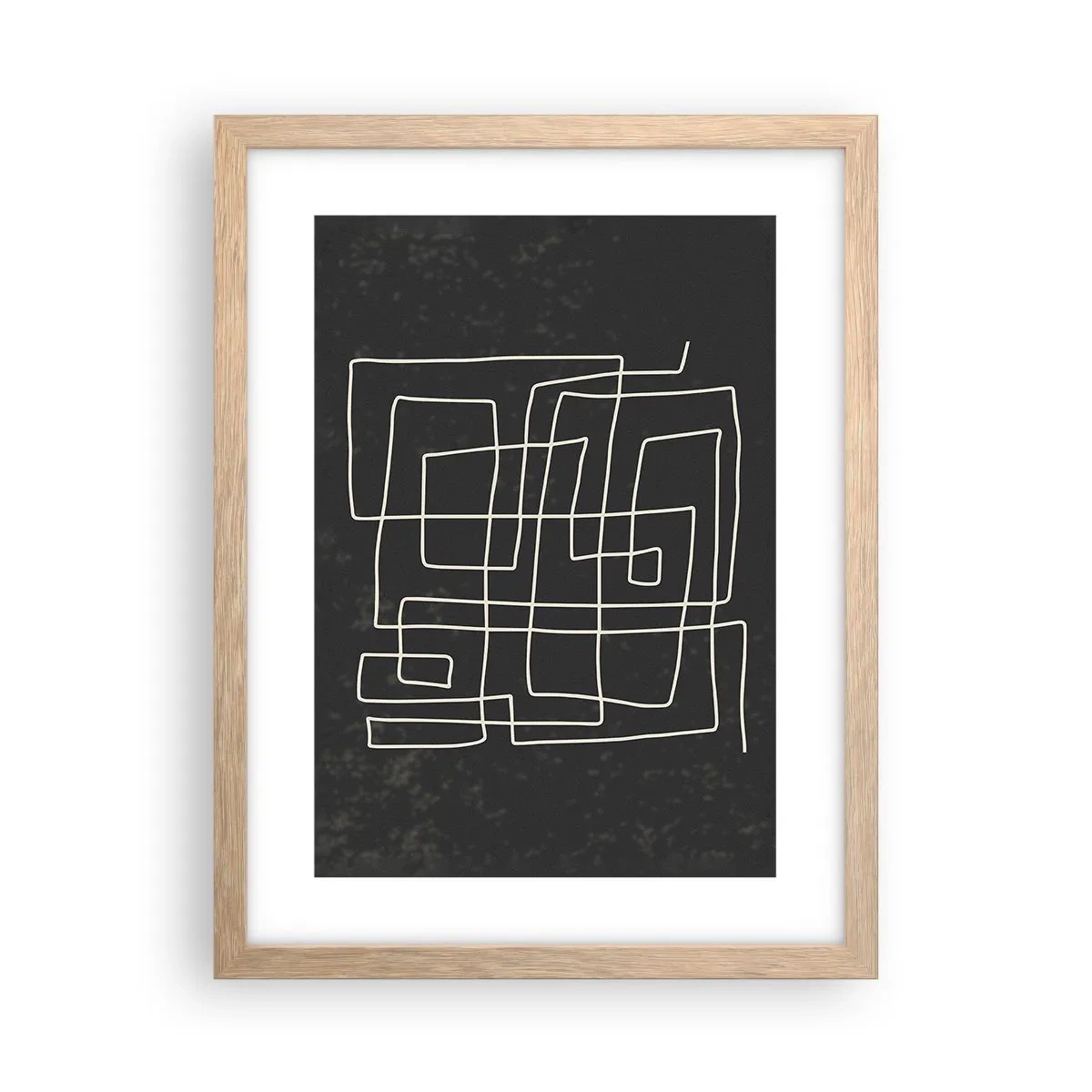 Plakát v rámu světlý dub - Není to tak jednoduché - 30x40 cm