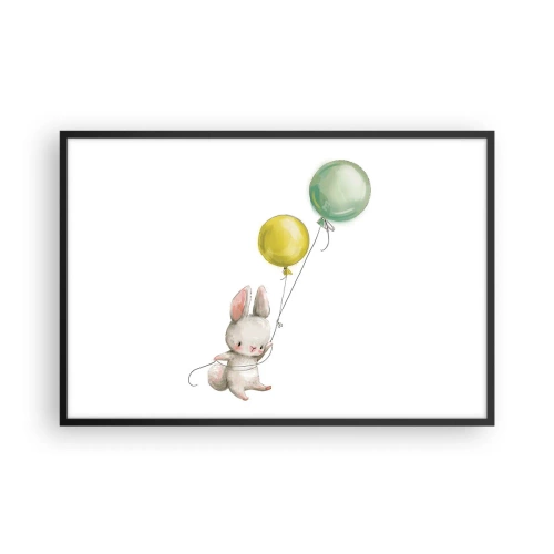 Plakát v černém rámu - Já poletím také! - 91x61 cm
