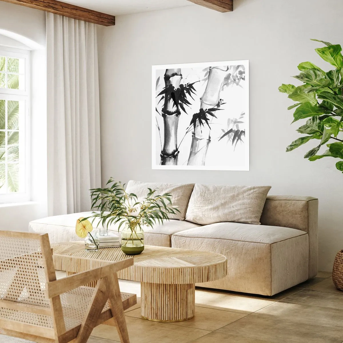 Plakát - Blízký záběr na orient - 60x60 cm