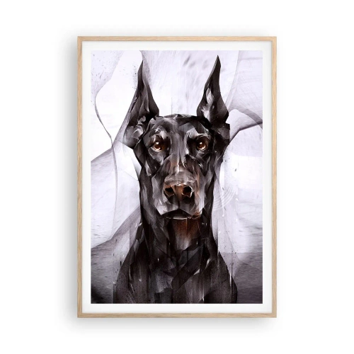 Plakát v rámu světlý dub - Z urozeného rodu - 70x100 cm