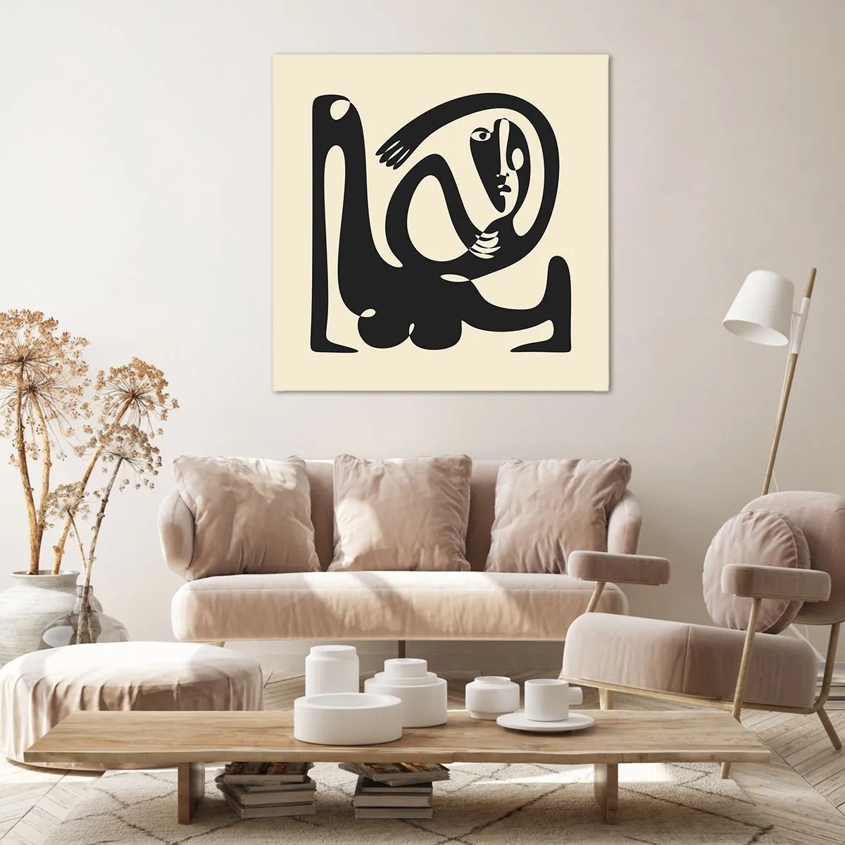 Obraz na plátně - Téměř Picasso - 40x40 cm