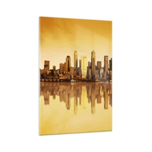 Obraz na skle - Ticho metropole - 70x100 cm