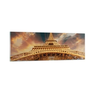 Obraz na skle - Jak lidstvo dosáhlo nebe - 90x30 cm