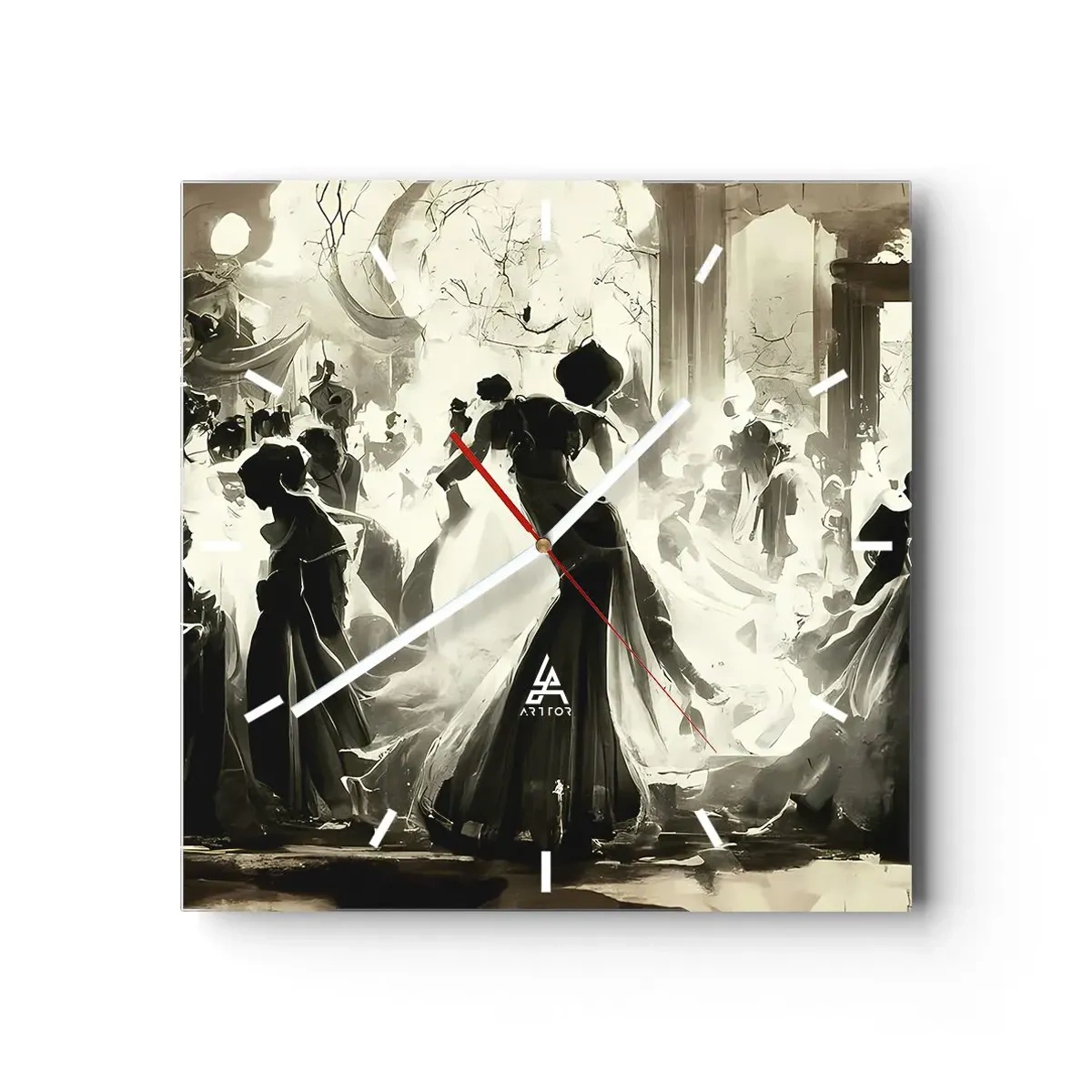 Nástěnné hodiny - Velká maškaráda - 40x40 cm