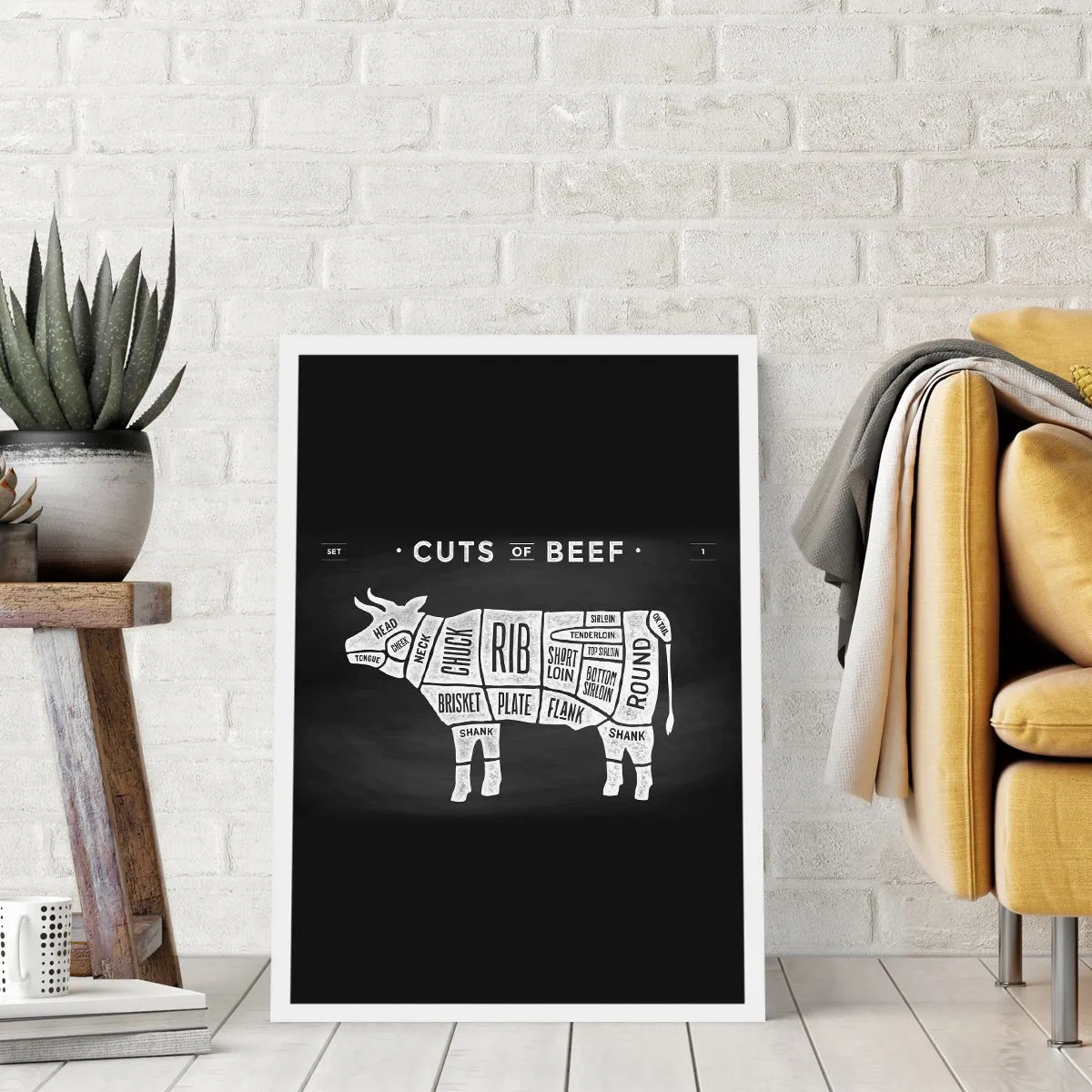 Plakát - Slabikář řezníka - 70x100 cm