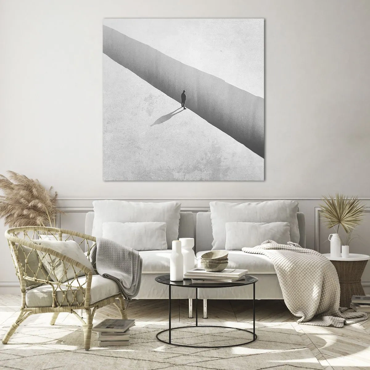 Obraz na skle - Jasný cíl - 40x40 cm