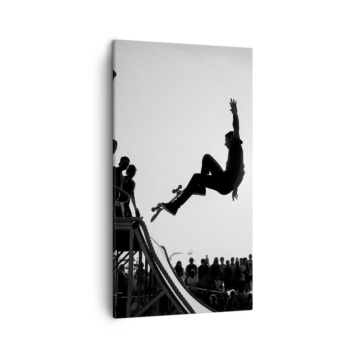 Obraz na plátně - Hrdinové a diváci - 45x80 cm