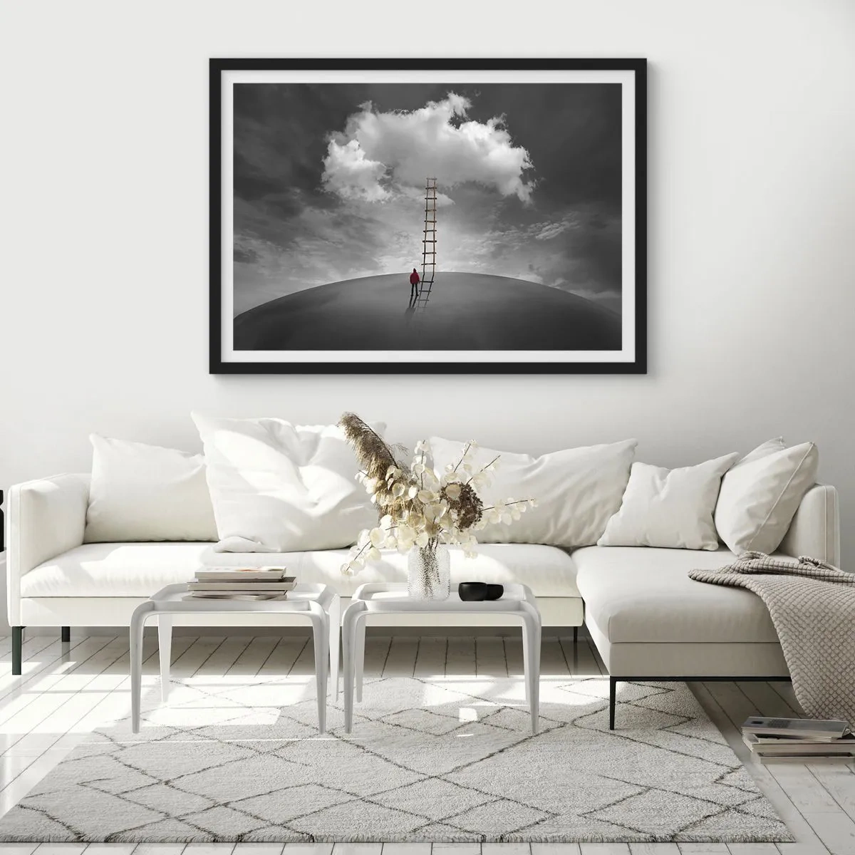 Plakát v černém rámu - Všechno je možné - 70x50 cm