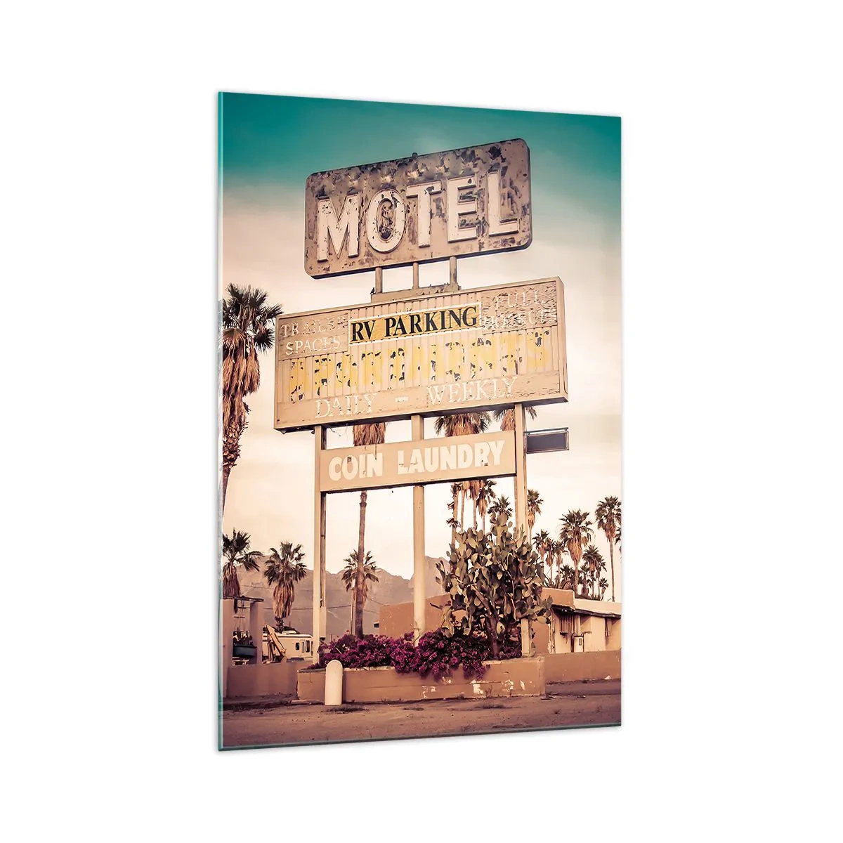 Obraz na skle - Zde se zastavil čas - 70x100 cm