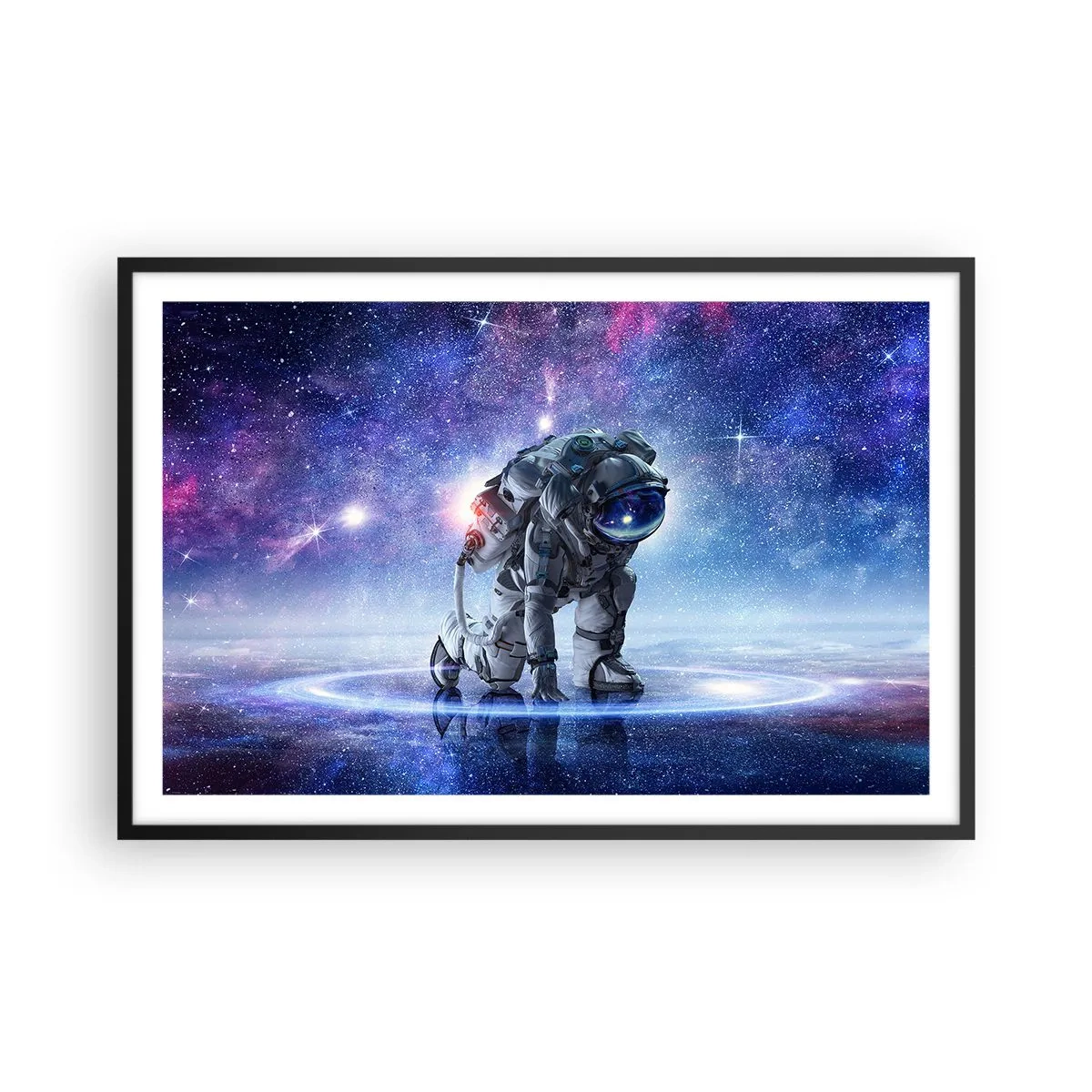 Plakát v černém rámu - Hvězdné nebe nade mnou - 91x61 cm
