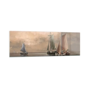 Obraz na skle - Návrat námořníků - 160x50 cm