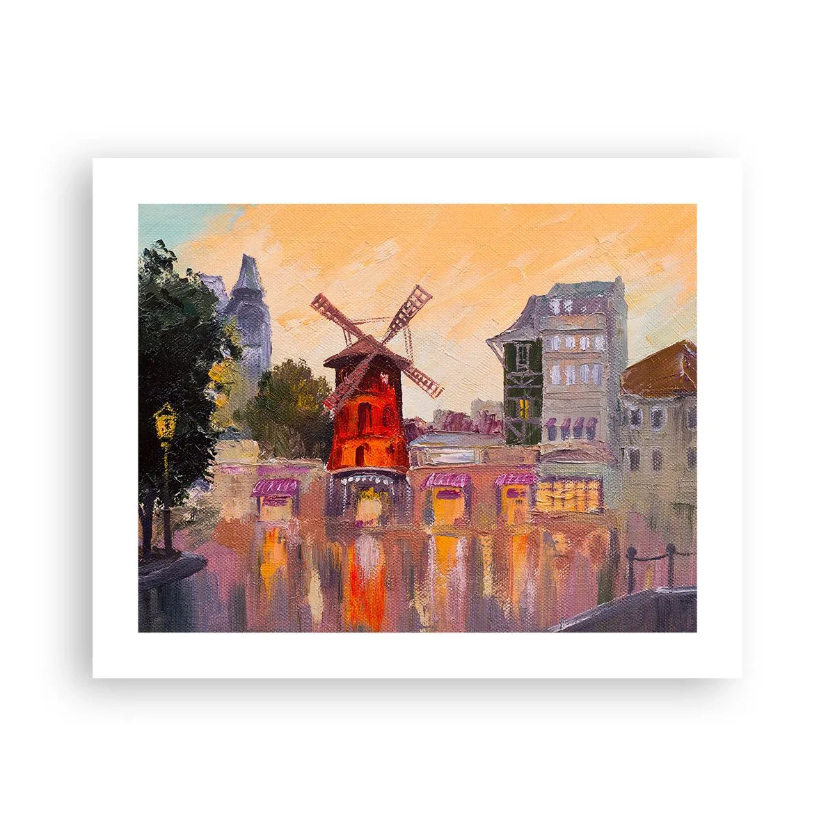 Plakát - Pařížské ikony – Moulin Rouge - 50x40 cm