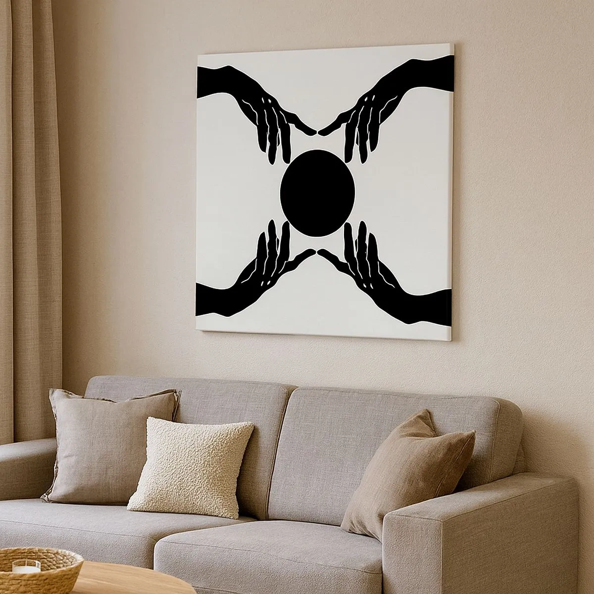 Obraz na plátně - Tajné znamení - 30x30 cm