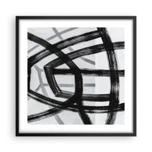 Plakát v černém rámu - Hloubka - 50x50 cm