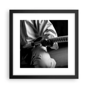 Plakát v černém rámu - Duše bojovníka - 30x30 cm