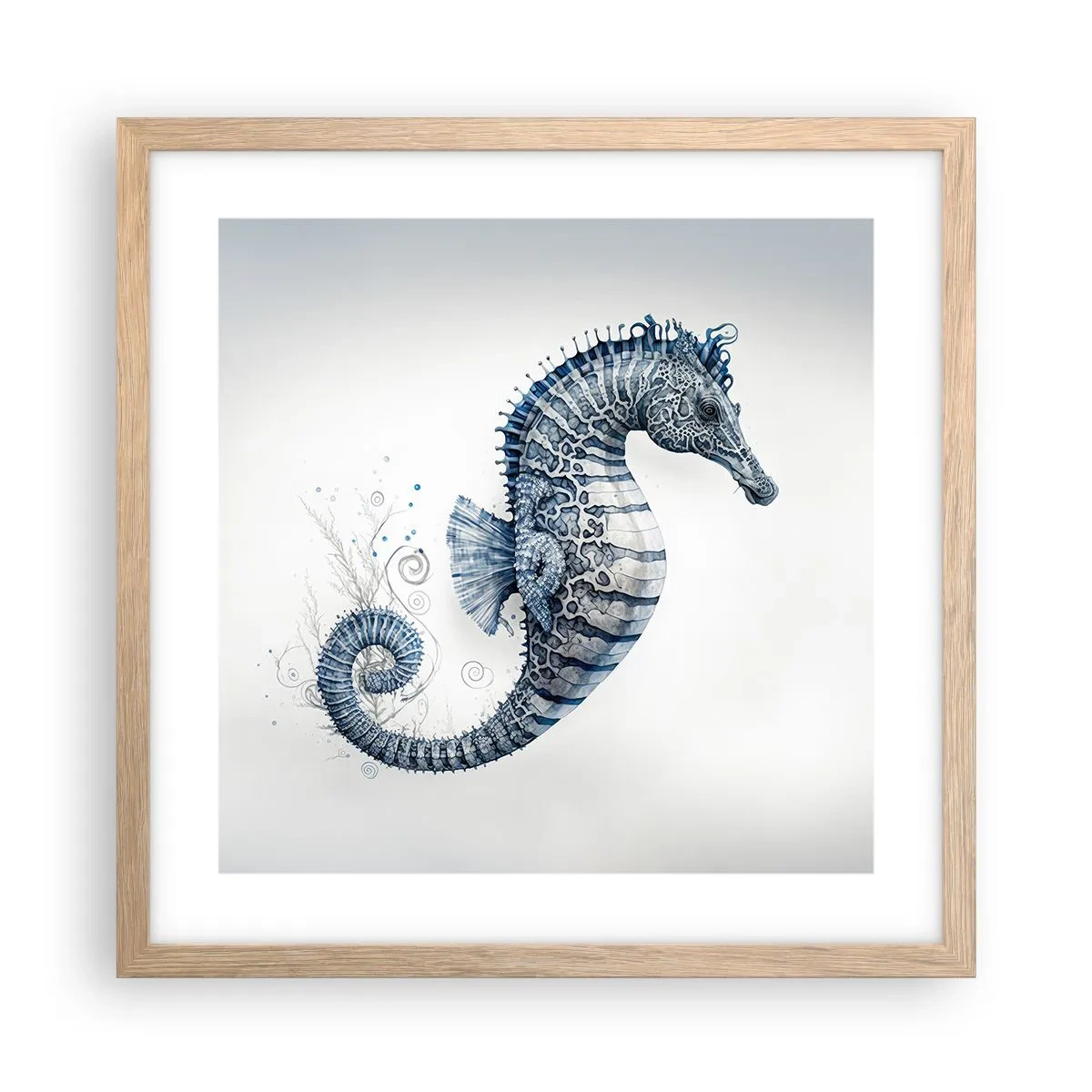 Plakát v rámu světlý dub - Jemný vtip přírody - 40x40 cm