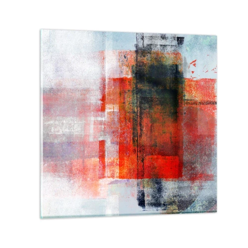 Obraz na skle - Zářící kompozice - 60x60 cm